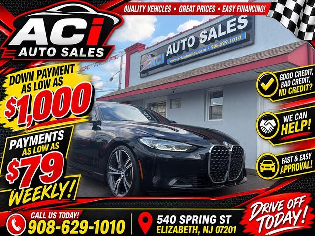 Black 2021 BMW 4 Series Coupe Rear-Wheel Drive Automatic