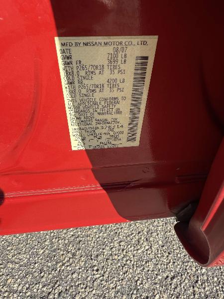 Nissan Titan LE Crew Cab 2WD SWB 2008