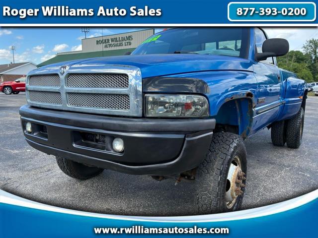 Blue 1999 Dodge RAM 3500 Laramie SLT LB 4WD Pickup Truck Four-Wheel Drive Automatic