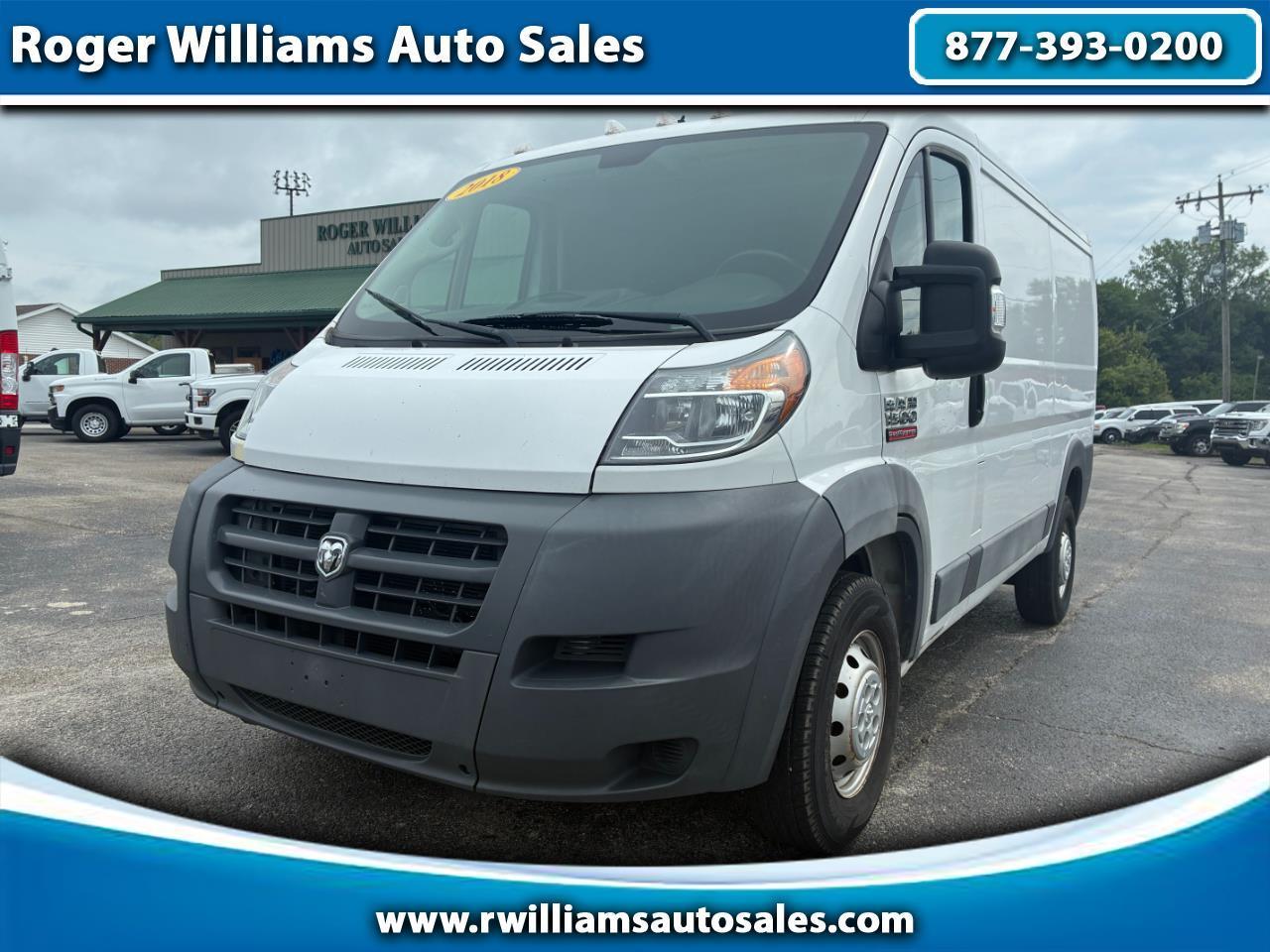 2018 RAM Promaster 1500 Low Roof Tradesman 136-in. WB