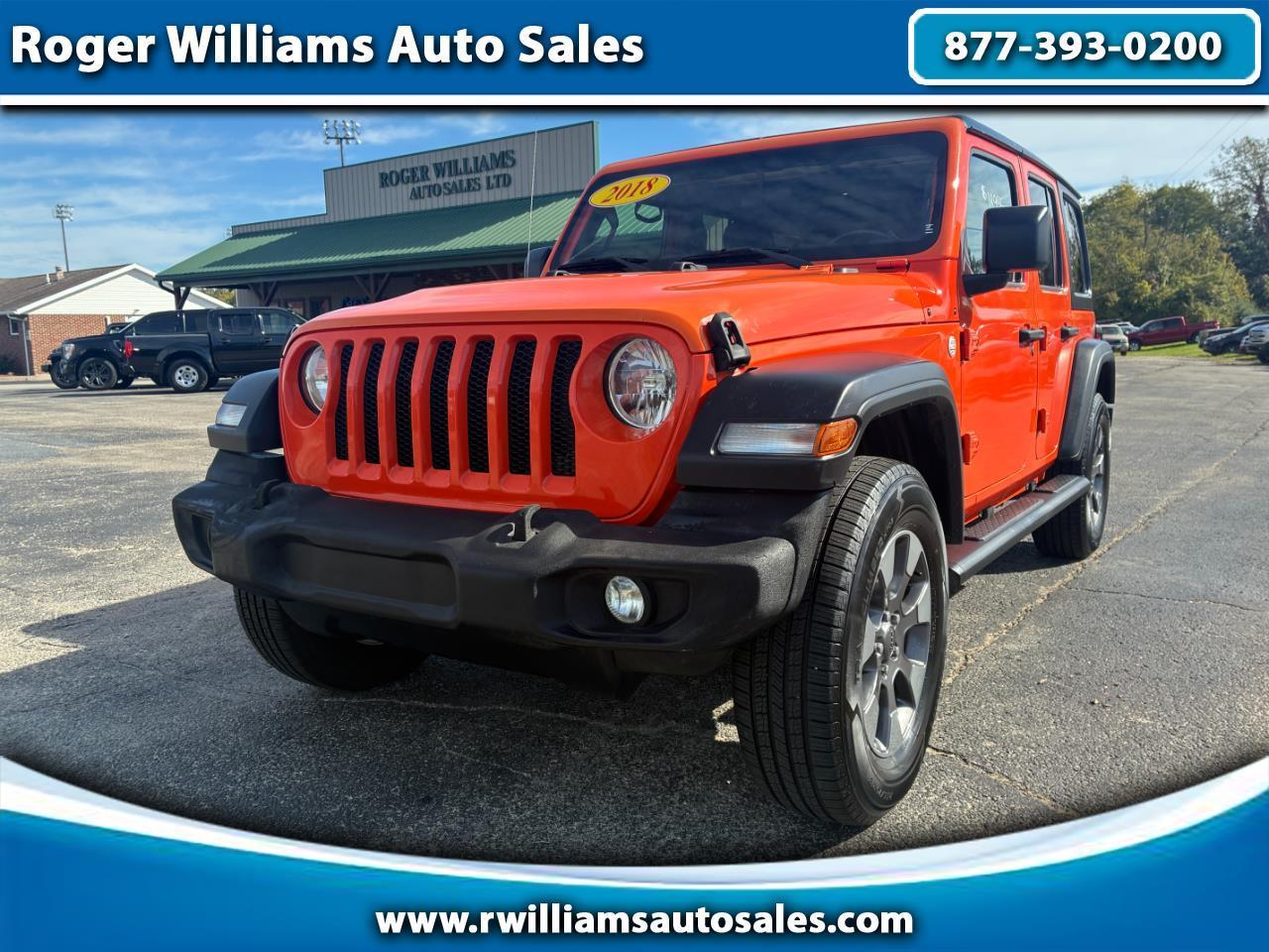 Jeep Wrangler Unlimited Sport 2018
