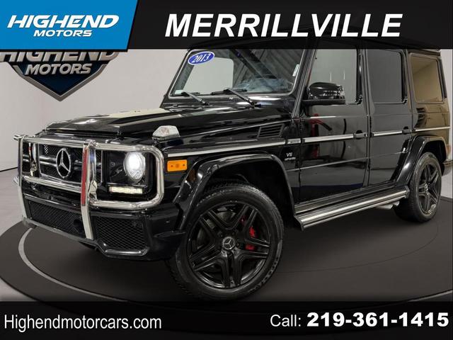Black 2013 Mercedes-Benz G-Class G 63 AMG 4MATIC SUV / Crossover All-Wheel Drive Automatic
