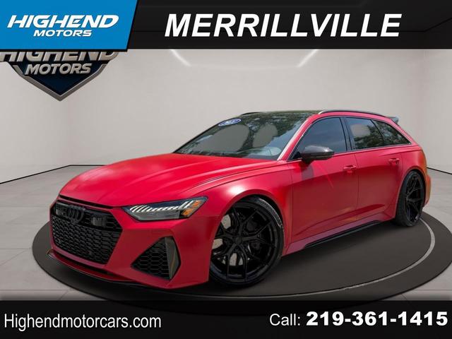 RED/w FULL STEALTH PPF 2021 Audi RS 6 Avant 4.0T quattro AWD Wagon All-Wheel Drive Automatic