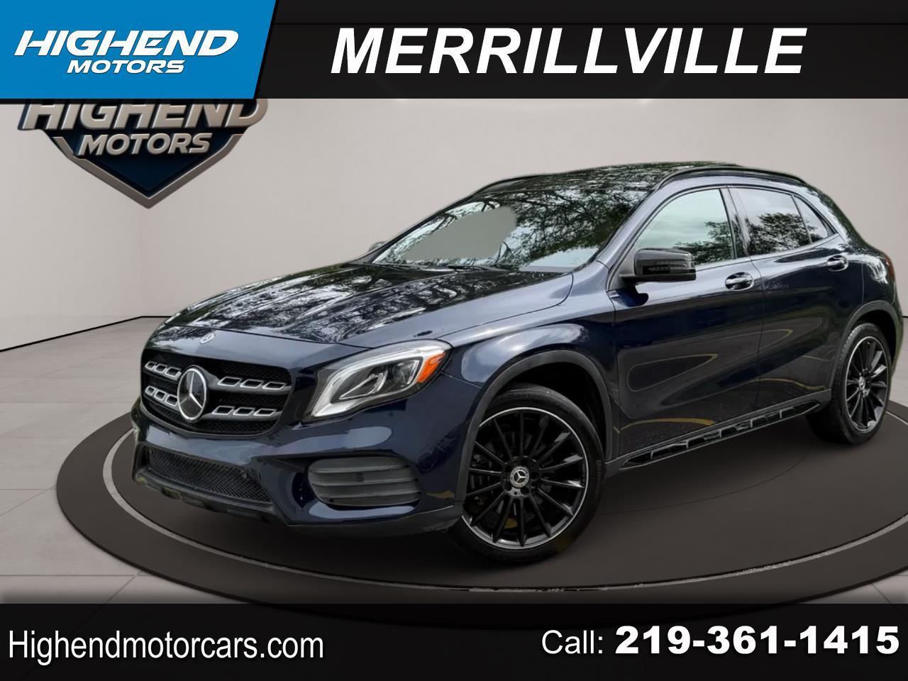 Blue 2018 Mercedes-Benz GLA SUV / Crossover All-Wheel Drive Automatic