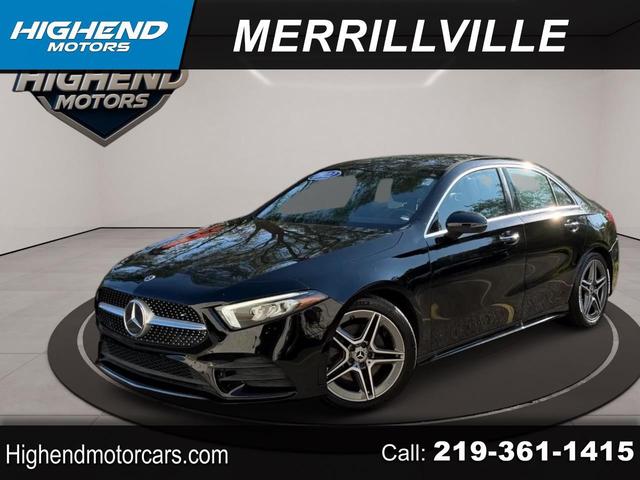 Black 2022 Mercedes-Benz A-Class Sedan All-Wheel Drive Automatic