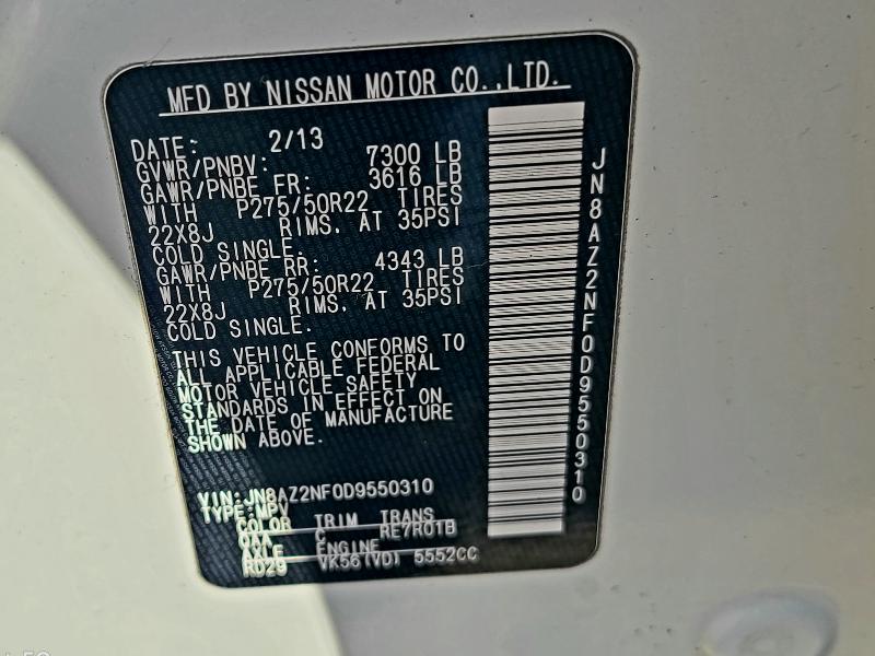 Infiniti QX56 2WD 2013 Infiniti QX56 2WD 2013