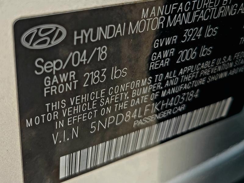 Hyundai Elantra SEL 2019