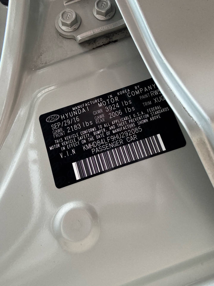 Hyundai Elantra Limited 2017