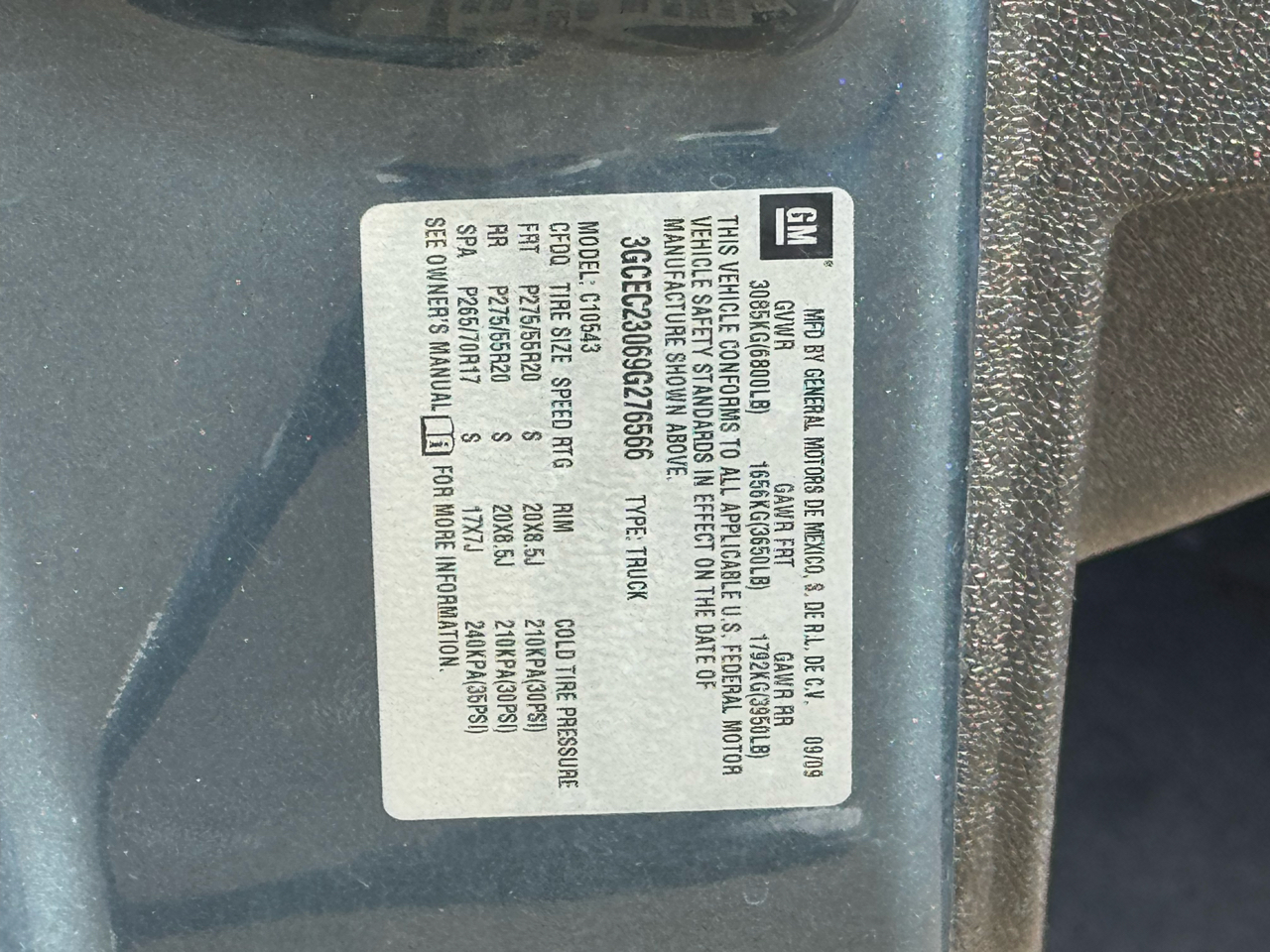 Chevrolet Silverado 1500 LT1 Crew Cab 2WD 2009