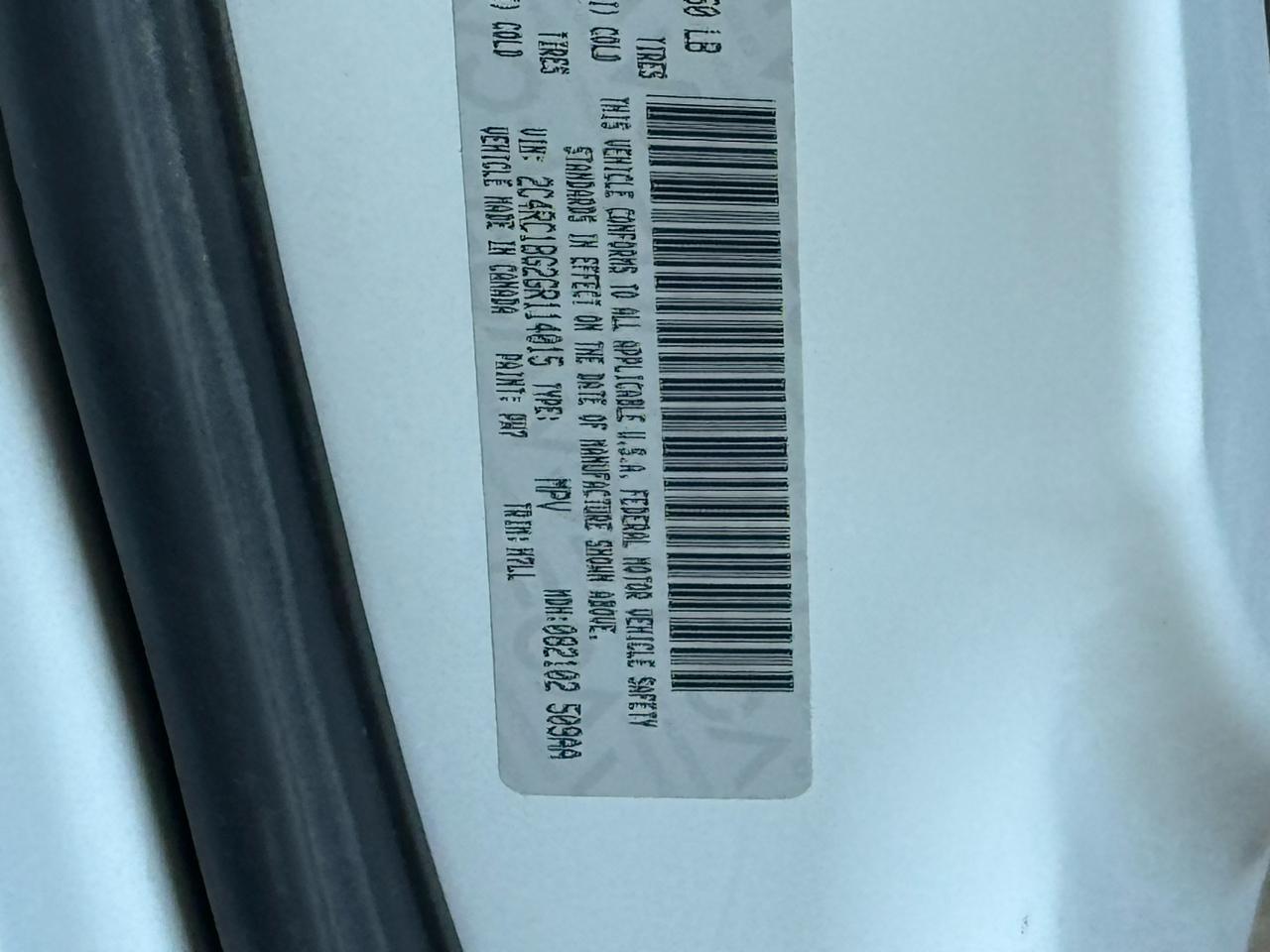 Chrysler Town & Country Touring 2016