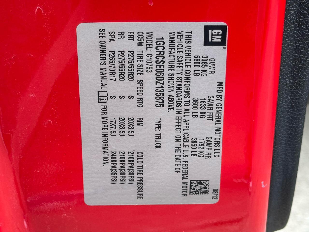 Chevrolet Silverado 1500 LT Ext. Cab Long Box 2WD 2013