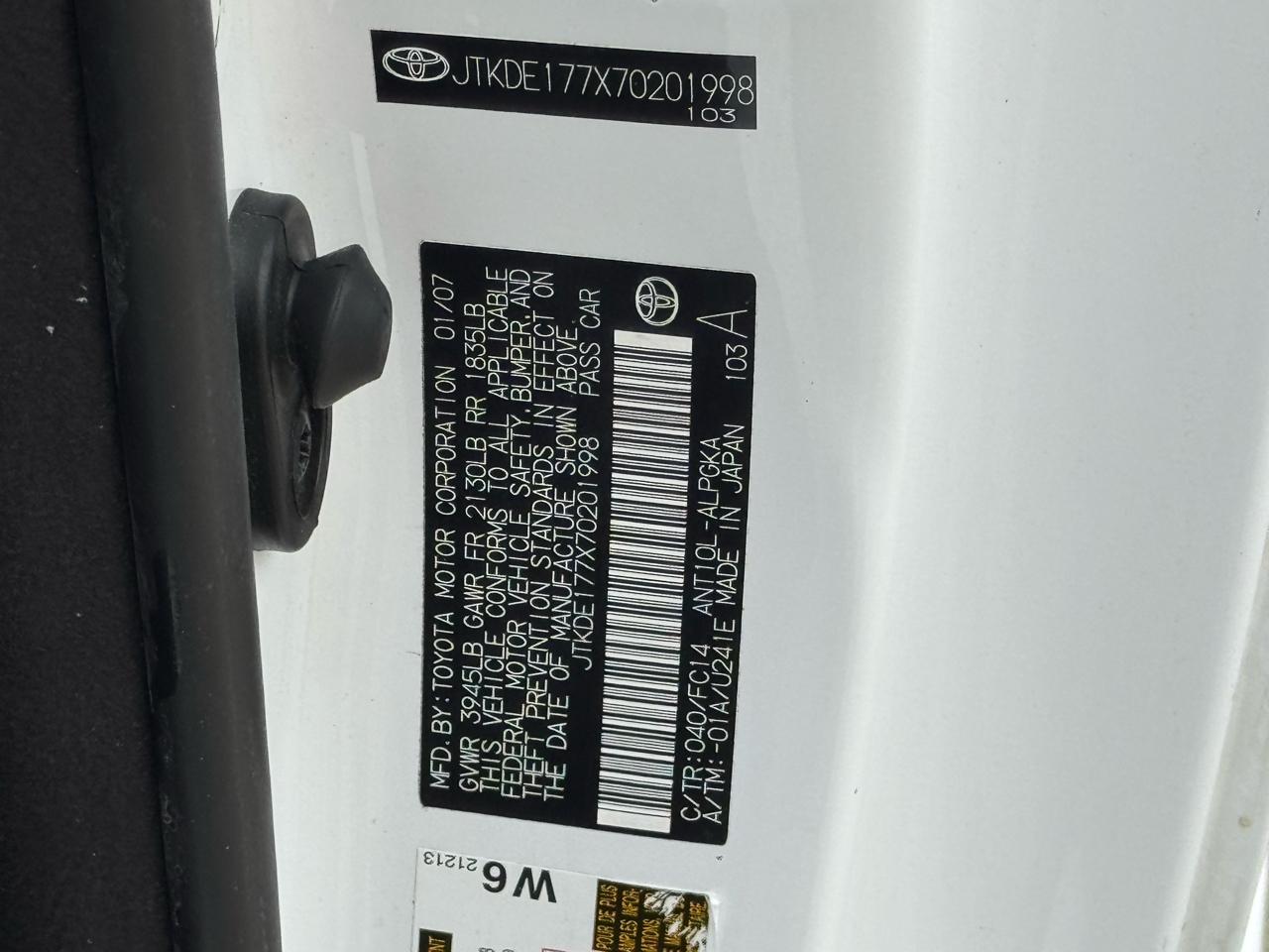 Scion tC Sport Coupe 2007