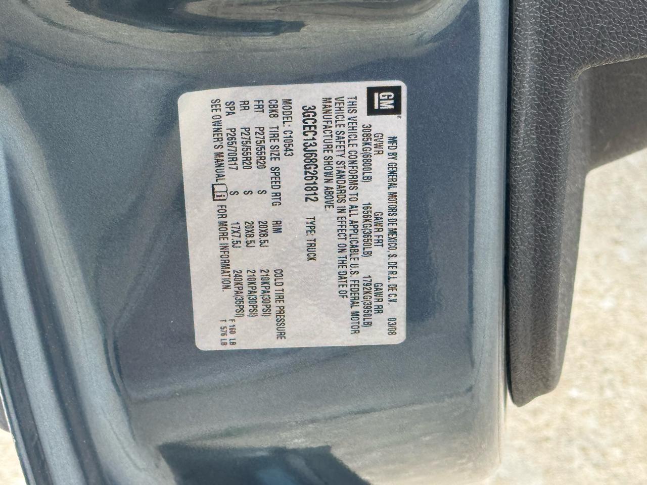 Chevrolet Silverado 1500  2008