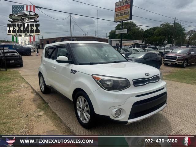 White 2019 Kia Soul + FWD Wagon Front-Wheel Drive Automatic