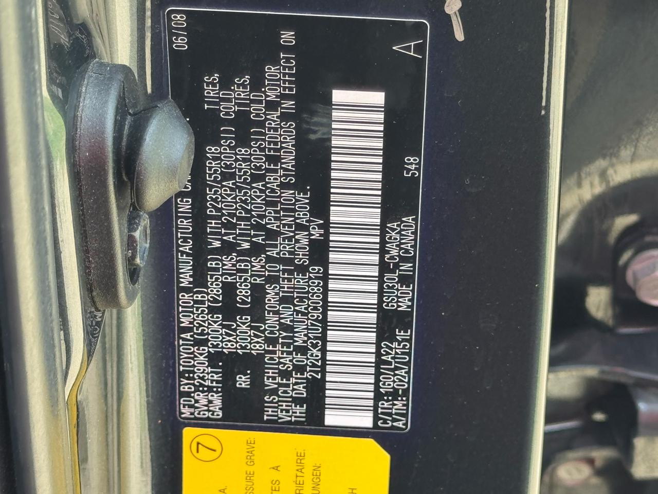 Lexus RX 350 FWD 2009