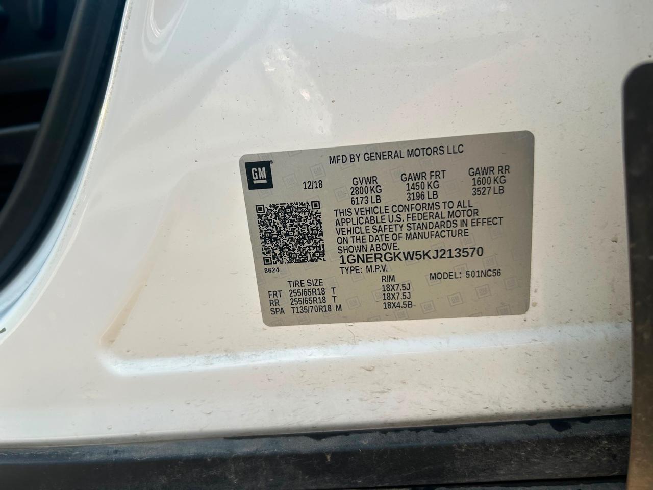 Chevrolet Traverse LT Cloth FWD 2019