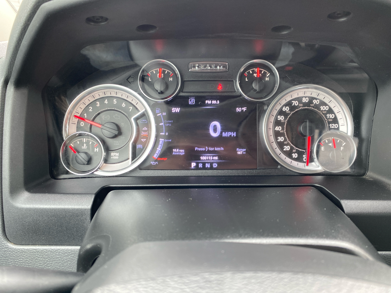 RAM 1500 4WD Crew Cab 140.5" Big Horn 2016