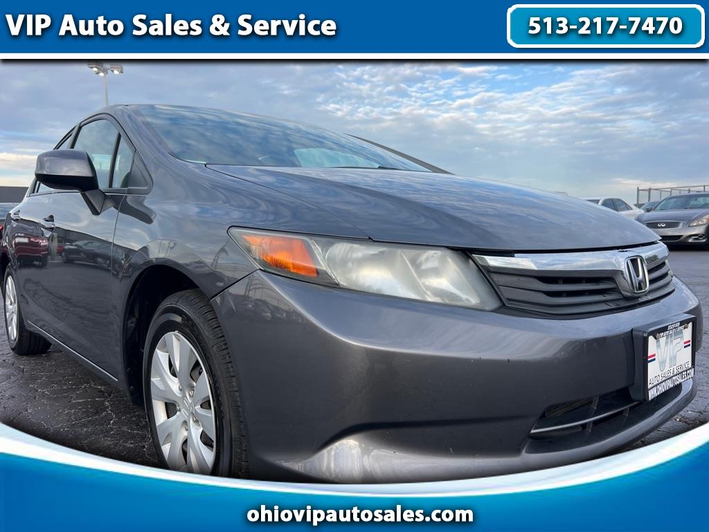 2012 Honda Civic LX Sedan 5-Speed AT