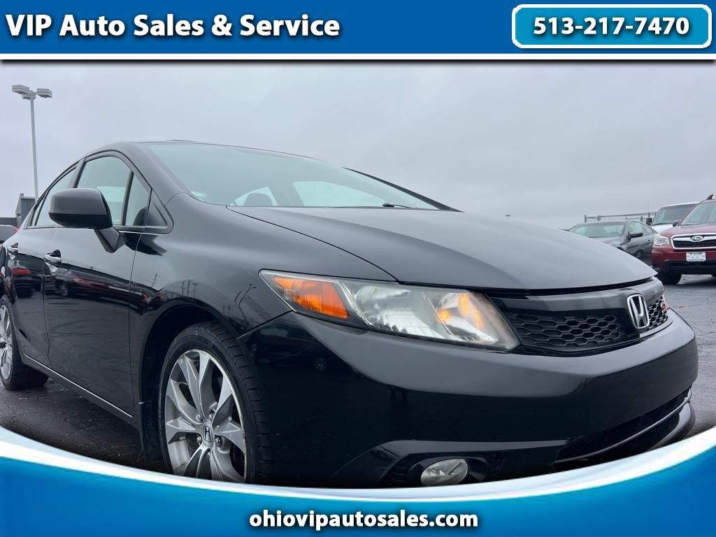 2012 Honda Civic Si Sedan 6-Speed MT
