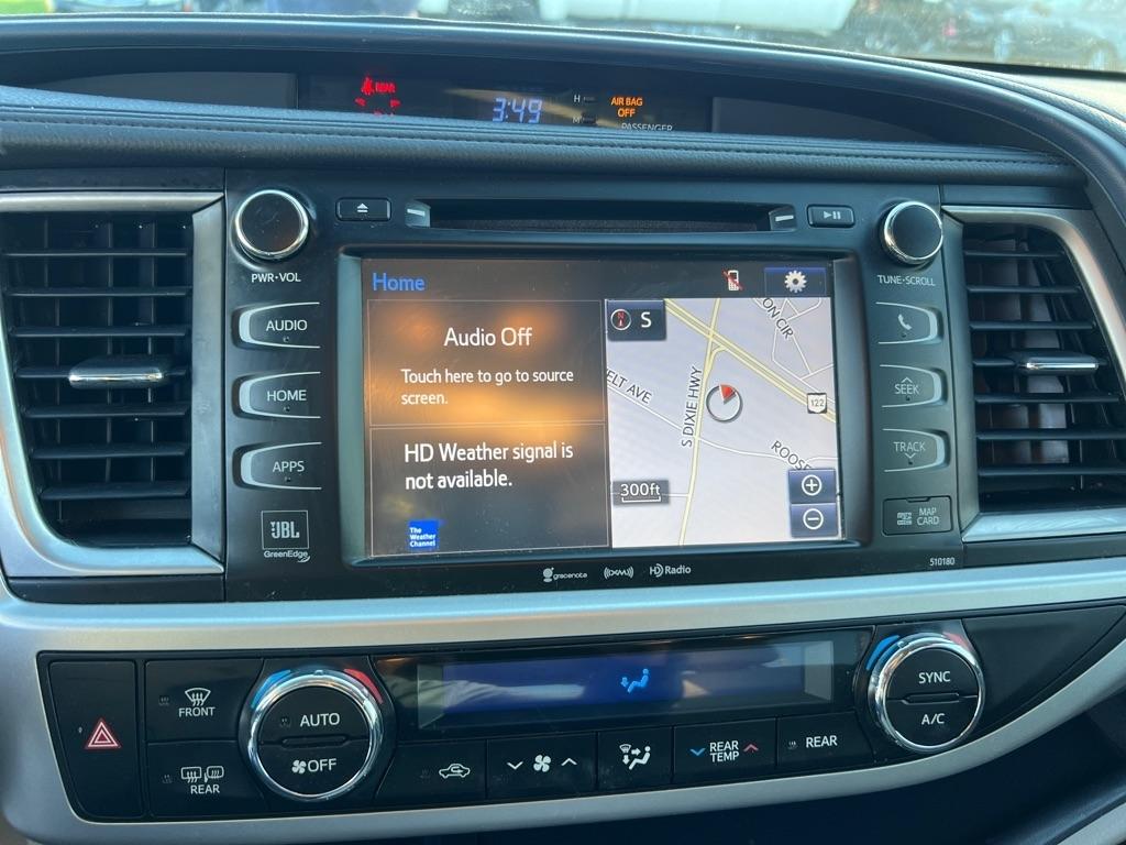 Toyota Highlander Limited V6 AWD (Natl) 2017