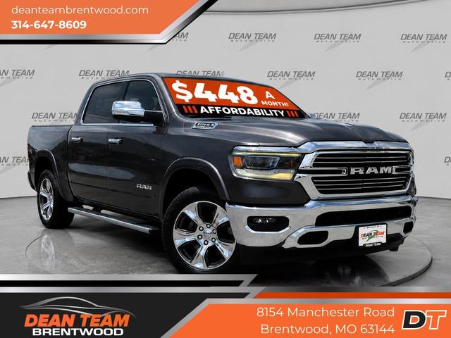Gray 2019 RAM 1500 Pickup Truck Four-Wheel Drive 8-Speed Automatic