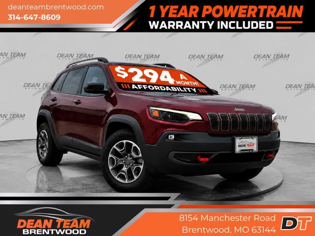 Red 2020 Jeep Cherokee SUV / Crossover Four-Wheel Drive 9-Speed Automatic
