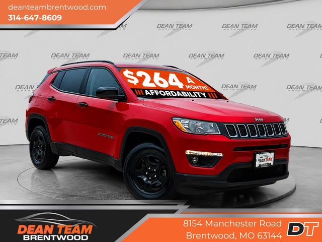 Red 2021 Jeep Compass SUV / Crossover Front-Wheel Drive 6-Speed Automatic
