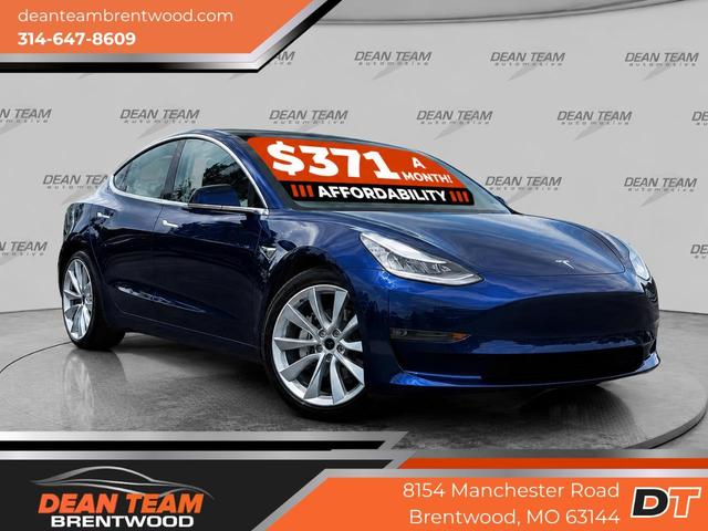 Blue 2020 Tesla Model 3 Sedan All-Wheel Drive Automatic