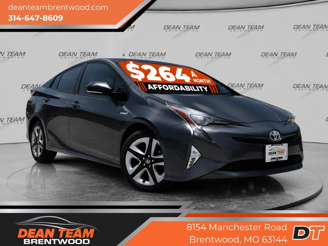 Gray 2017 Toyota Prius Hatchback Front-Wheel Drive 