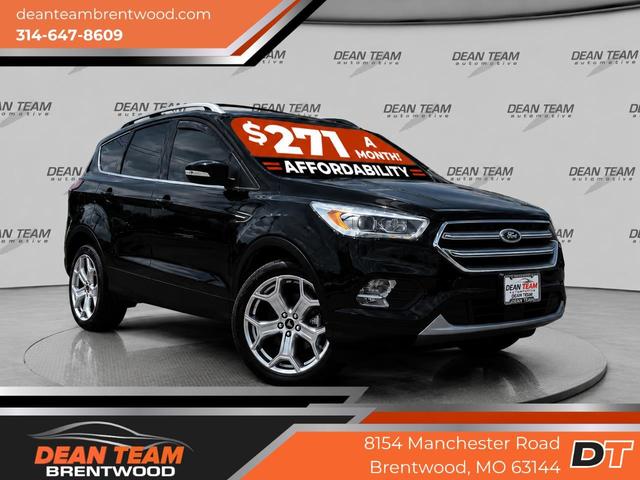 Black 2017 Ford Escape SUV / Crossover All-Wheel Drive 6-Speed Automatic