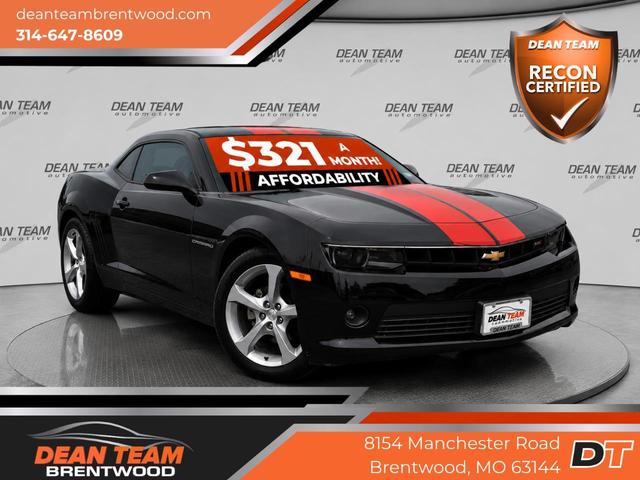 Black 2015 Chevrolet Camaro Coupe Rear-Wheel Drive 6-Speed Manual