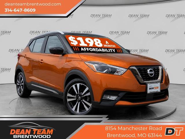 Red 2020 Nissan Kicks SUV / Crossover Front-Wheel Drive Continuously Variable Transmission