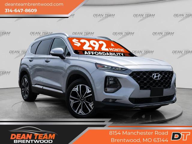 Silver 2020 Hyundai Santa Fe SUV / Crossover All-Wheel Drive 8-Speed Automatic