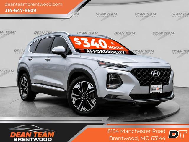 Silver 2020 Hyundai Santa Fe SUV / Crossover All-Wheel Drive 8-Speed Automatic