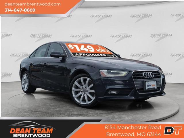Blue 2013 Audi A4 Sedan Front-Wheel Drive