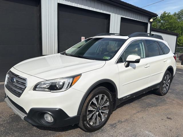 crystal white 2015 Subaru Outback 2.5i Limited Wagon All-Wheel Drive Continuously Variable Transmission