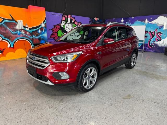 ruby red metallic 2017 Ford Escape SUV / Crossover All-Wheel Drive Automatic