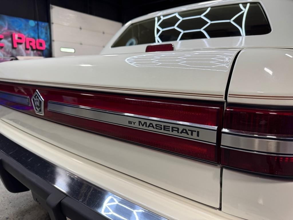 Chrysler TC By Maserati Convertible 1990
