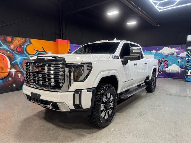 White 2024 GMC Sierra 2500HD Pickup Truck Four-Wheel Drive Automatic