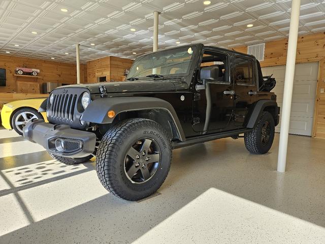 Black 2016 Jeep Wrangler SUV / Crossover Four-Wheel Drive 6-Speed Manual