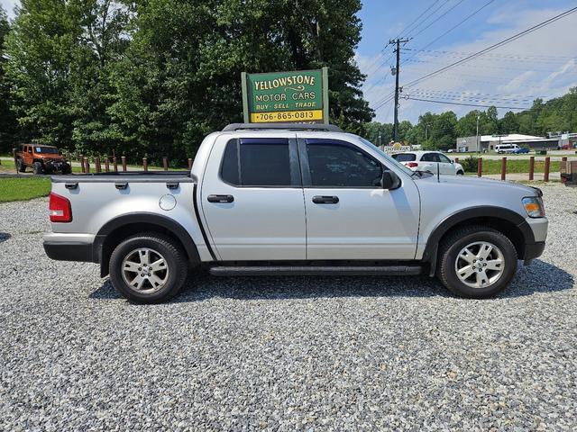 Silver 2007 Ford Explorer Sport Trac Pickup Truck Rear-Wheel Drive Automatic