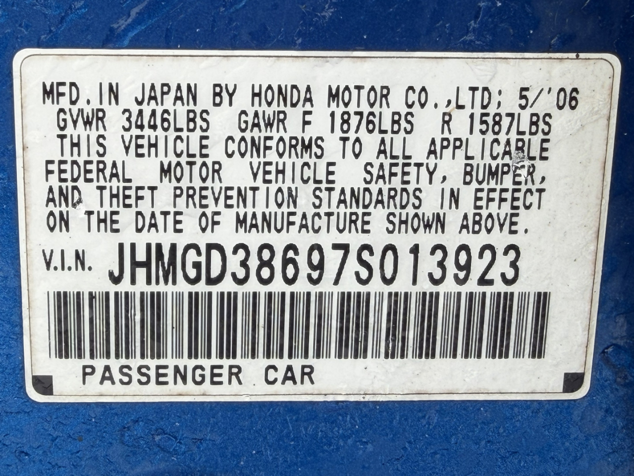 Honda Fit Sport 5-Speed AT 2007