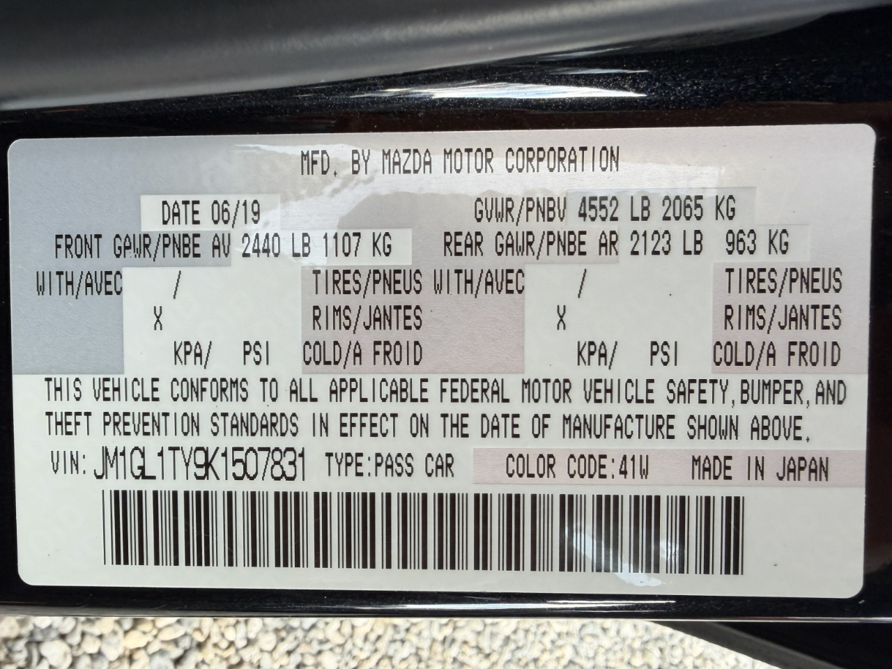 Mazda MAZDA6 Grand Touring 2019