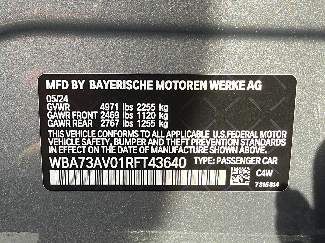 BMW 4-Series Gran Coupe 430i xDrive 2024