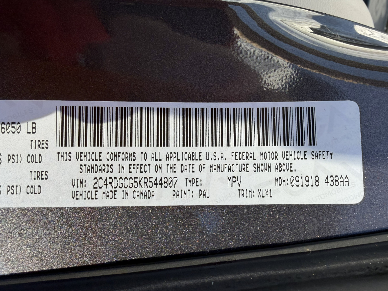 Dodge Grand Caravan SXT 2019