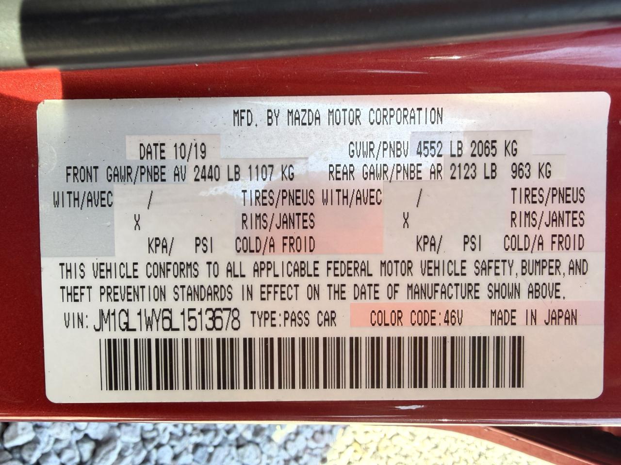 Mazda MAZDA6 Grand Touring Reserve 2020