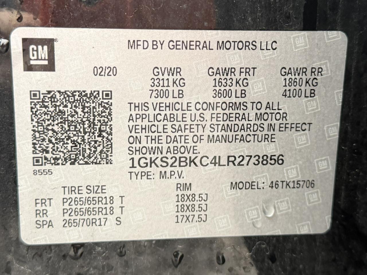 GMC Yukon SLT 4WD 2020