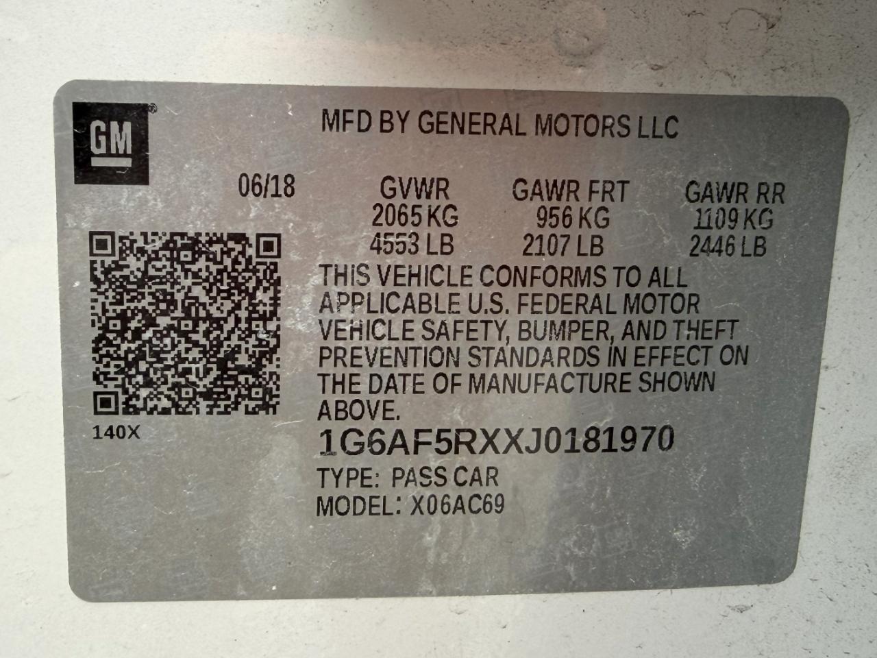 Cadillac ATS 2.0L Luxury AWD 2018