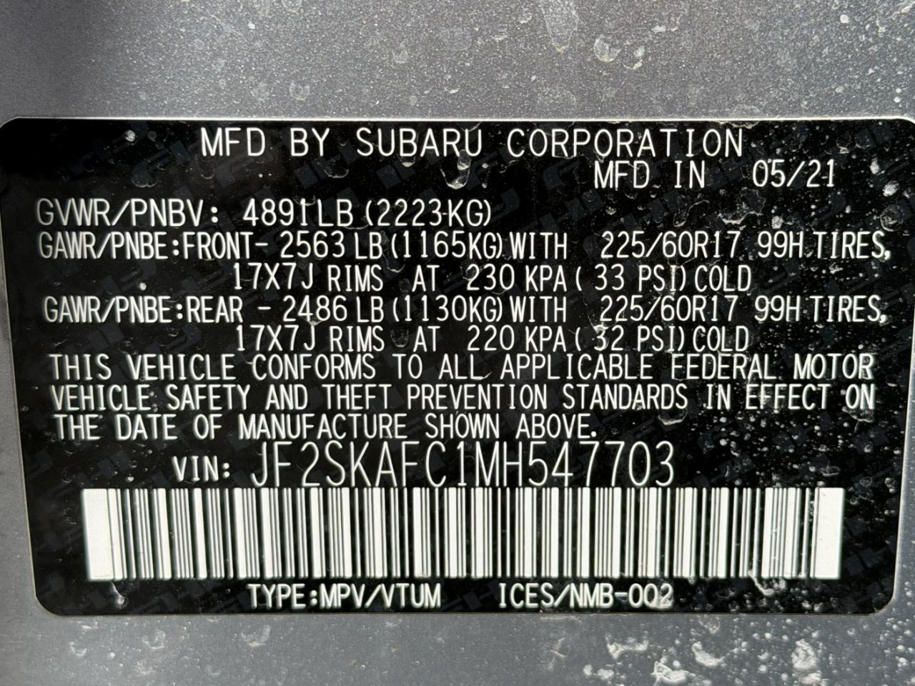 Subaru Forester Premium 2021