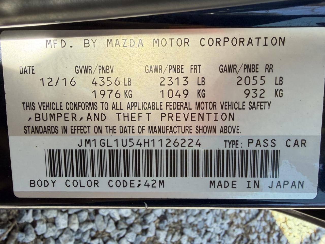 Mazda MAZDA6 i Sport AT 2017